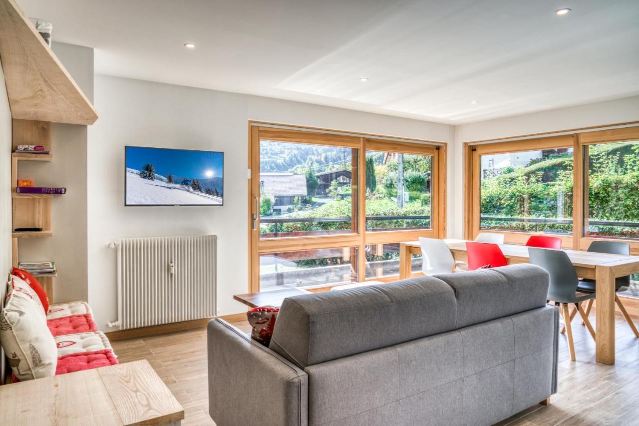 Immobilier De Montagne - La Collection - Beaulieu Apartment Saint-Gervais-les-Bains Luaran gambar