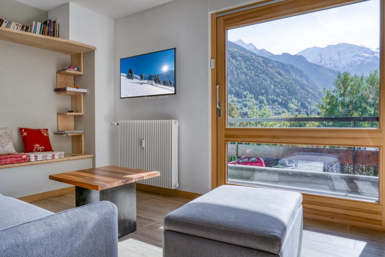 Immobilier De Montagne - La Collection - Beaulieu Apartment Saint-Gervais-les-Bains Luaran gambar